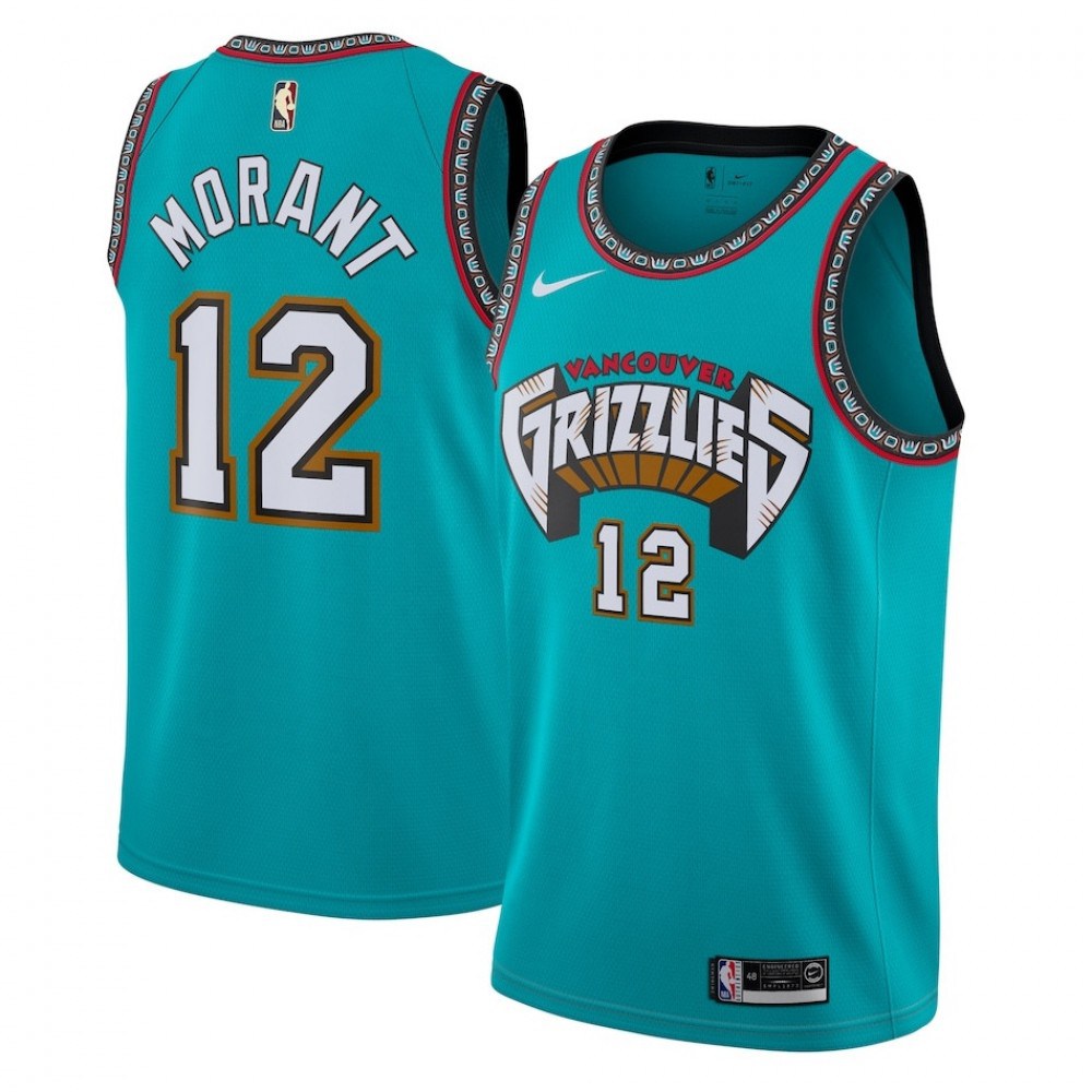 Men's Memphis Grizzlies Ja Morant Green 2019/20 Hardwood Classics Swingman Player Jersey-Pro Kit Vault | Brand New 26/27 Sports Jerseys